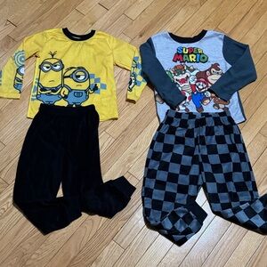 Kids Minions and Super Mario Pajama Set